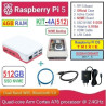 KIT-4A(512)  Raspberry Pi 5 (4GB RAM) KIT NVME SSD 512GB - Complete SET SIAP PAKAI